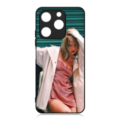 Smooth Sides!!! For Itel A70 4G 2D TPU Phone Case Soft Silicone Phone Shell With Aluminum Insert For Sublimation Printing