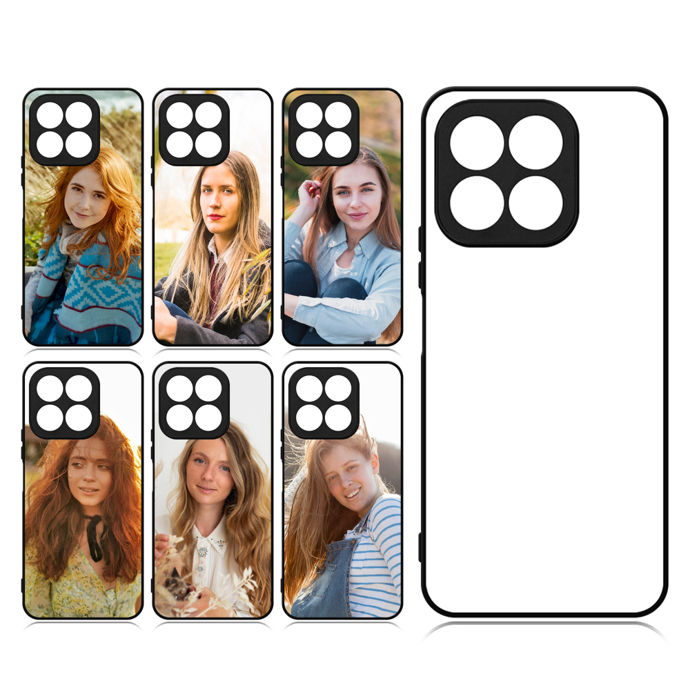 For Honor X8D, X6B 4G,X8B,X8C,Honor 90GT,Honor Series Sublimation Blank Rubber 2D TPU Phone Case Cover