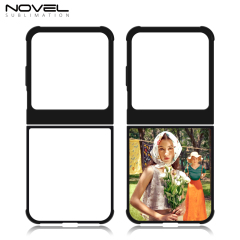 New Arrival Sublimation Blank 2D TPU Phone Case for MOTO Razr 40 Series DIY Shell With Aluminum Insert