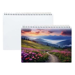 New Arrival Sublimation Blank Coil Weekly Planner B5 Notebook Weekly To Do Undated Calendar Travelers Journal Book