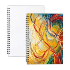New Arrival Sublimation Blank Coil Planner A5,A6 Notebook To Do Undated Calendar Travelers Journal Book