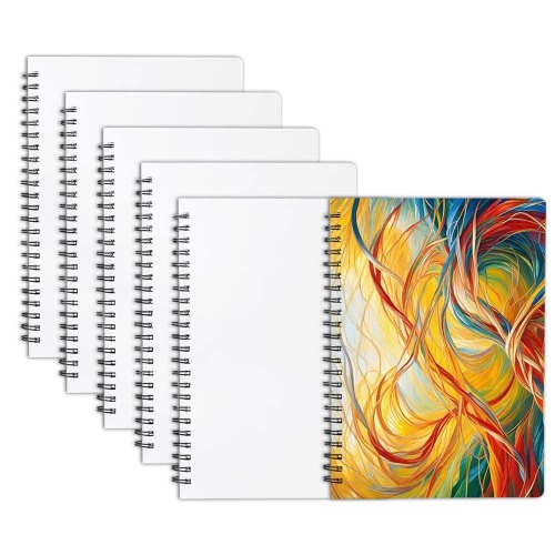 New Arrival Sublimation Blank Coil Planner A5,A6 Notebook To Do Undated Calendar Travelers Journal Book