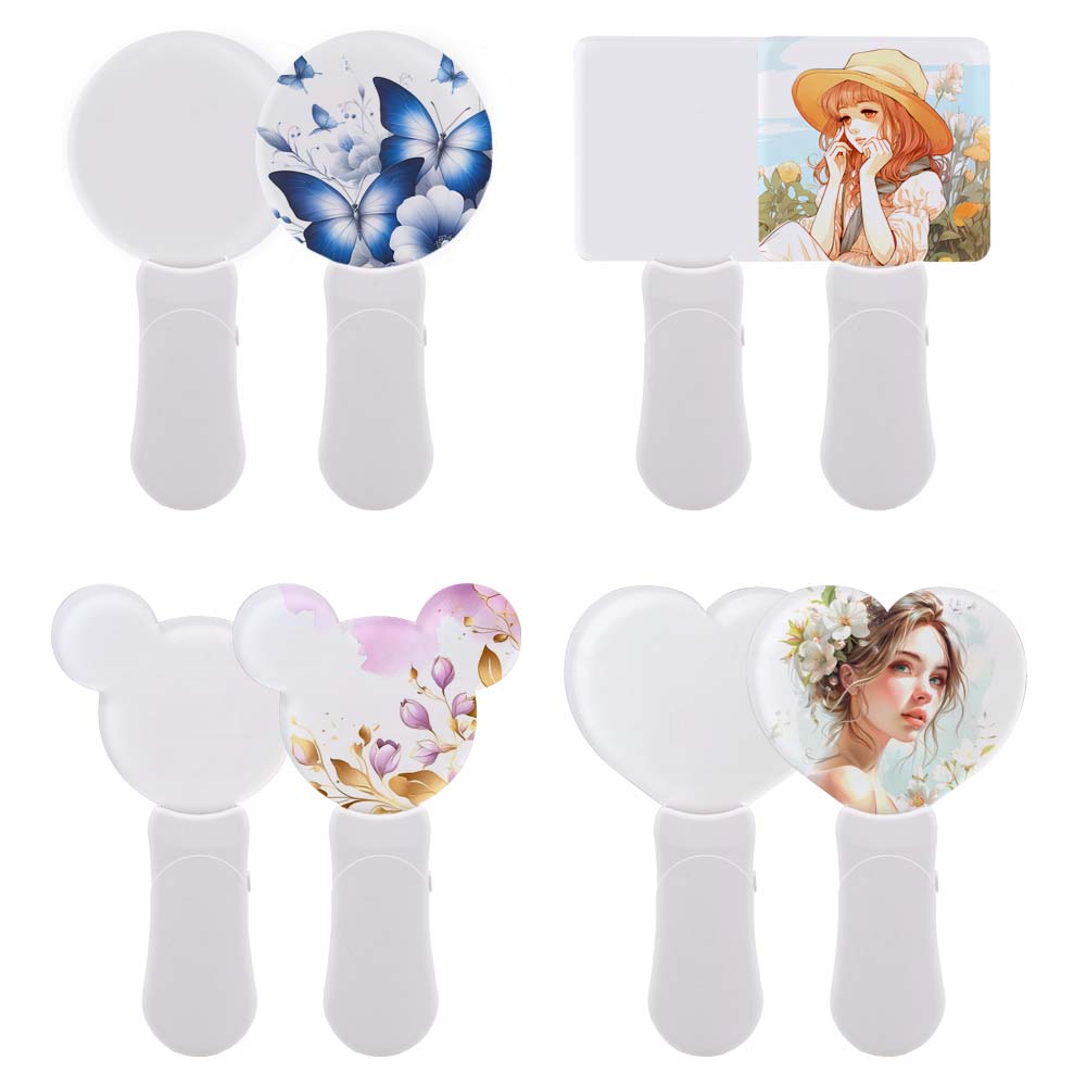 New Arrival Sublimation Blank LED Acrylic Light Up Stick 4 Shapes Available