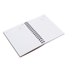 New Arrival Sublimation Blank Coil Planner A5,A6 Notebook To Do Undated Calendar Travelers Journal Book