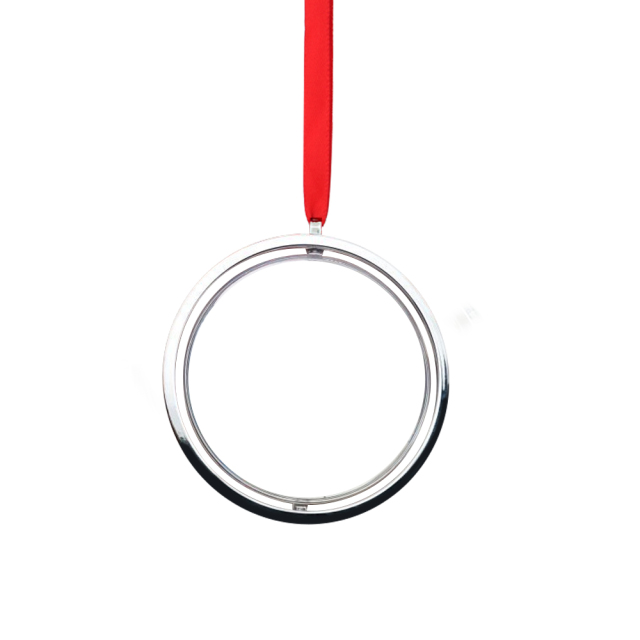 Popular Sublimation Plastic and Cardboard Christmas Ornaments DIY Decoration Rotating Hanging Decoration