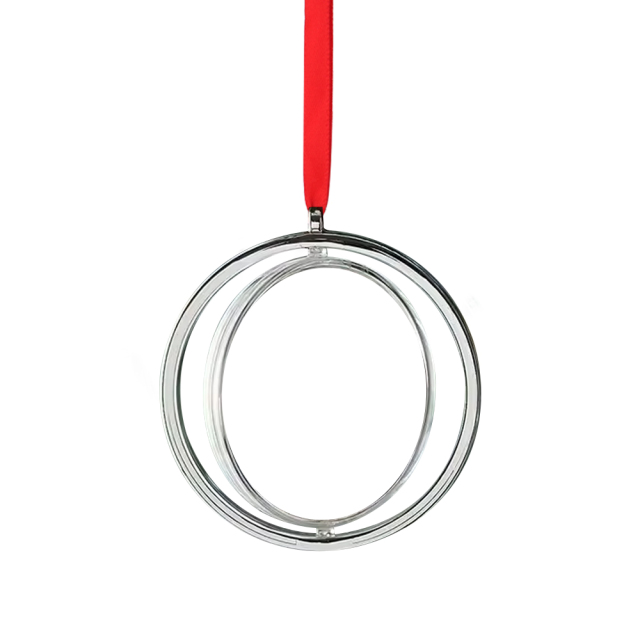 Popular Sublimation Plastic and Cardboard Christmas Ornaments DIY Decoration Rotating Hanging Decoration