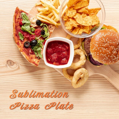 New Arrival Sublimation Bamboo Pizza Board Kitchen Pizza Logo Camping Cutting Board Bamboo Wood Cutting Board Deli Tray Material