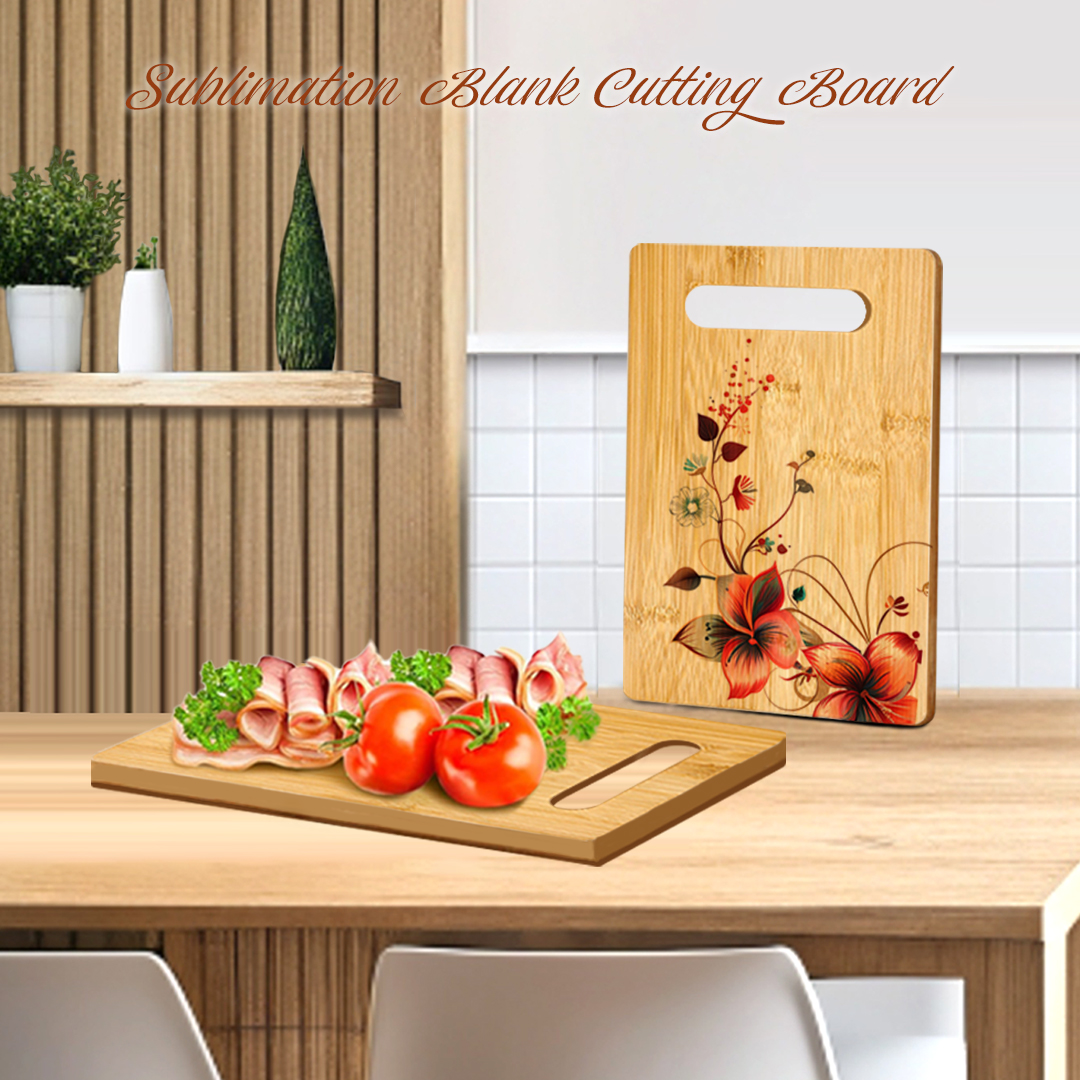 New Arrival Sublimation Bamboo Cutting Board Kitchen Board Bamboo Wood Cutting Board Deli Tray Material