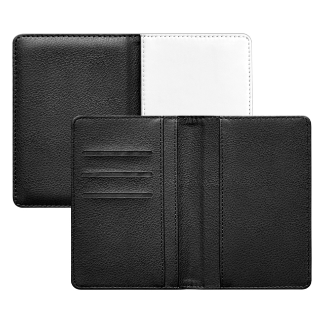 Sublimation PU Leather Passport Book Holder Wallet Cover for Passport, Business Cards, Credit Cards, Boarding Passes