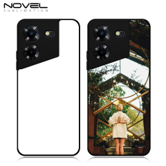 Smooth Sides!!! For Tecno Pova 5 4G 2D TPU Phone Case With Aluminum Insert For Sublimation Printing