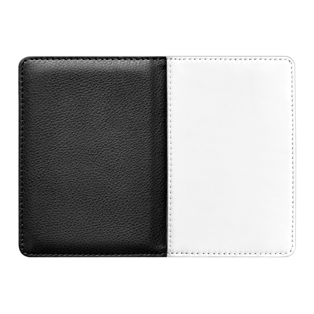 Sublimation PU Leather Passport Book Holder Wallet Cover for Passport, Business Cards, Credit Cards, Boarding Passes