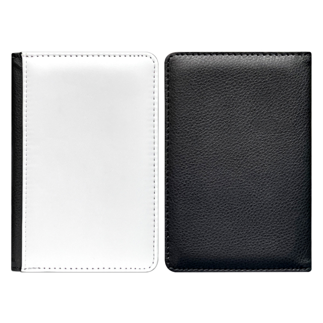 Sublimation PU Leather Passport Book Holder Wallet Cover for Passport, Business Cards, Credit Cards, Boarding Passes