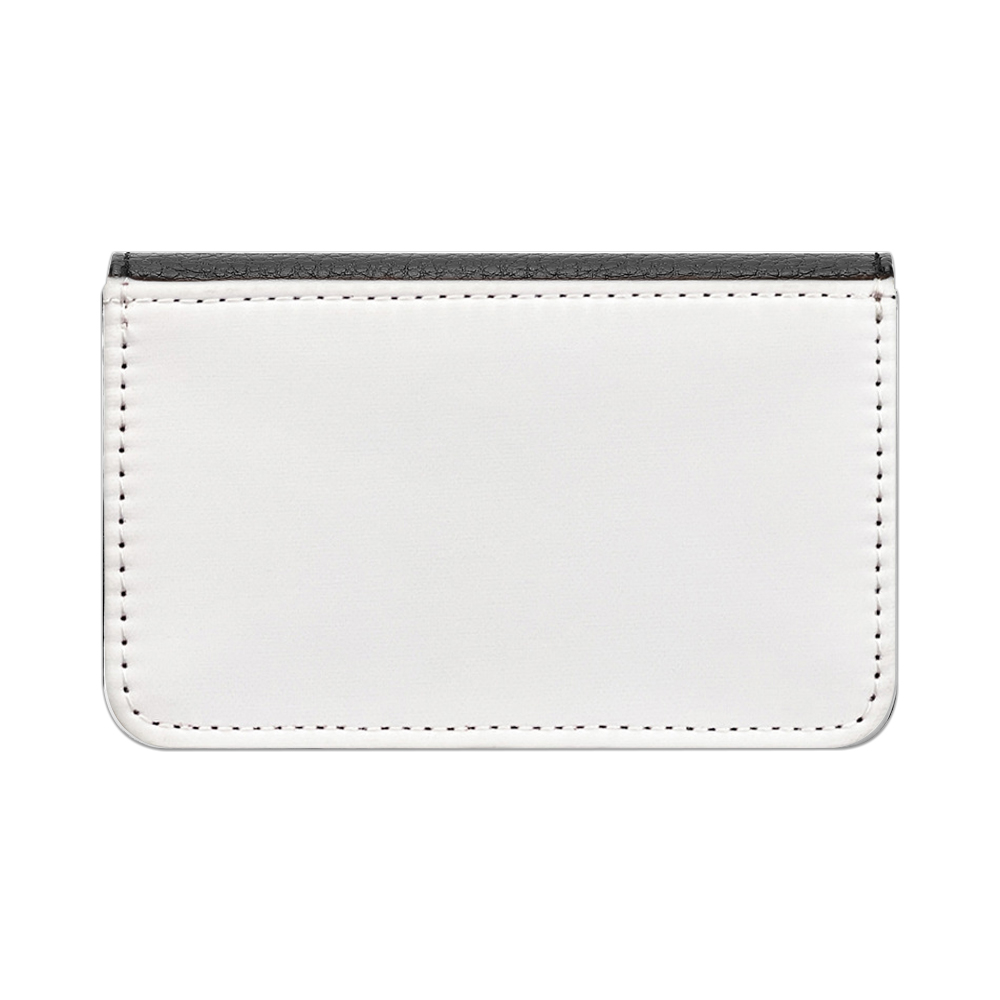 Sublimation PU Leather Business Card Box Single Side Printable Coin Credit Card Holder Diy Craft