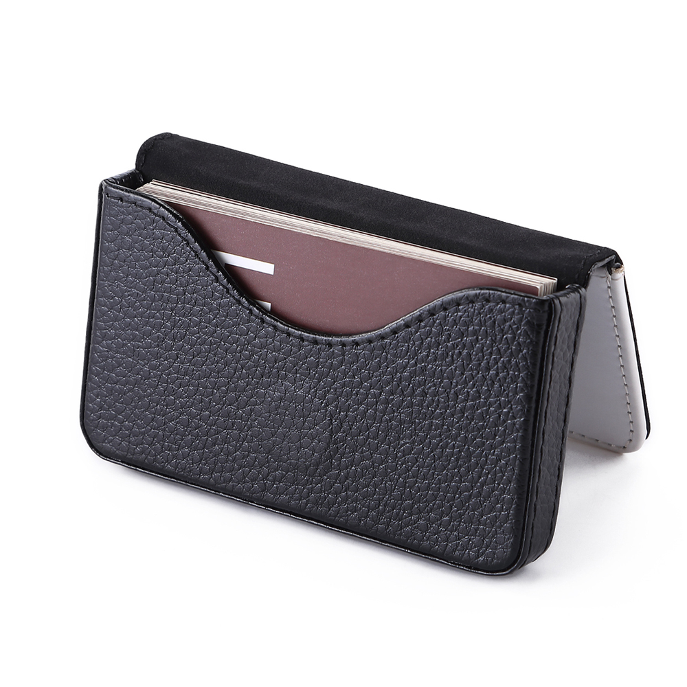 Sublimation PU Leather Business Card Box Single Side Printable Coin Credit Card Holder Diy Craft