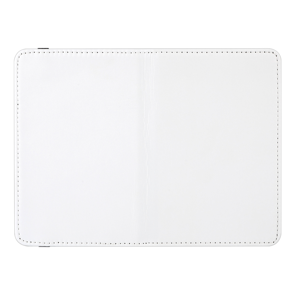 New Arrival Sublimation Gray/Black PU Leather Blank Travel Passport Holder Wallet Cover for Passport, Business Cards, Credit Cards, Boarding Passes