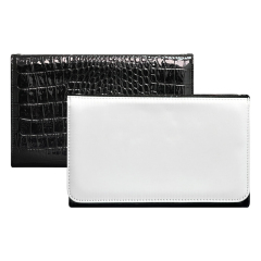 Sublimation PU Leather Wallet Heat Transfer Crocodile Pattern Women's Shoulder Bag Diy Craft