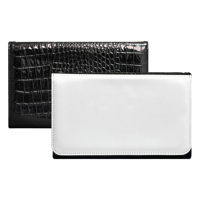 Sublimation PU Leather Wallet Heat Transfer Crocodile Pattern Women's Shoulder Bag Diy Craft