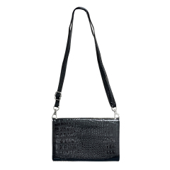 Sublimation PU Leather Wallet Heat Transfer Crocodile Pattern Women's Shoulder Bag Diy Craft