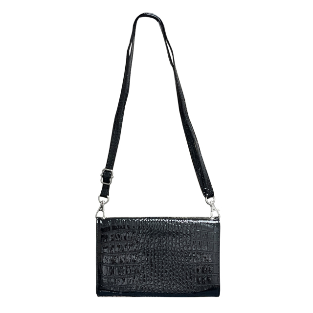 Sublimation PU Leather Wallet Heat Transfer Crocodile Pattern Women's Shoulder Bag Diy Craft