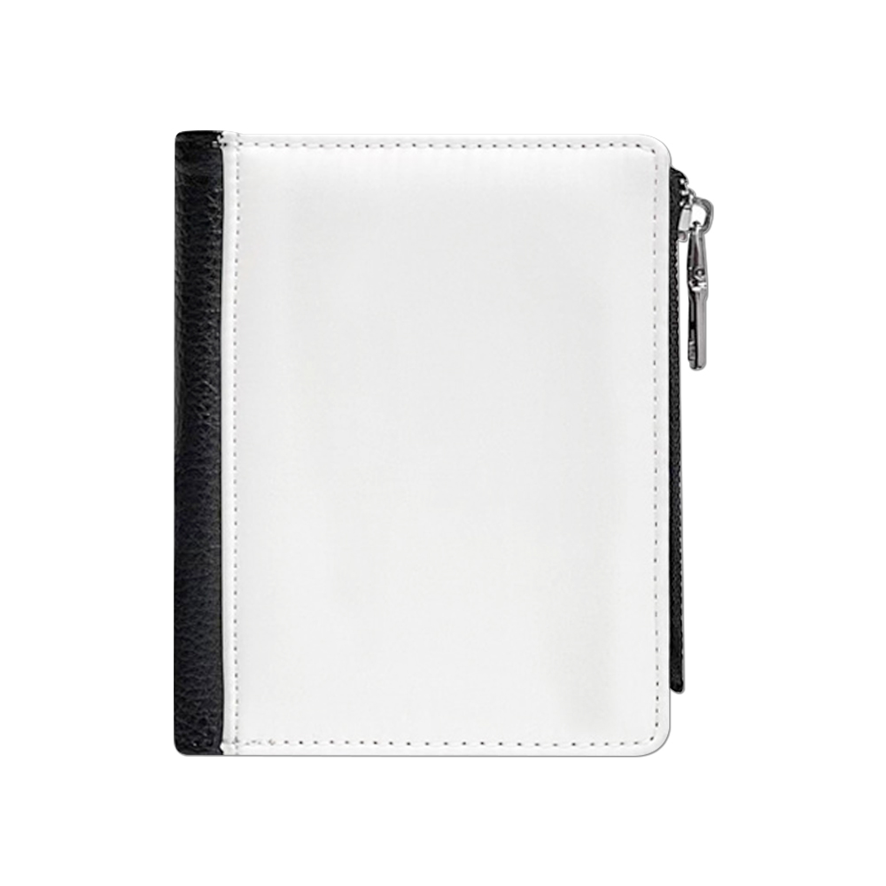 Sublimation PU Leather Wallet Heat Transfer Coin Wallet with Zipper Men's Wallet