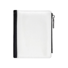 Sublimation PU Leather Wallet Heat Transfer Coin Wallet with Zipper Men's Wallet