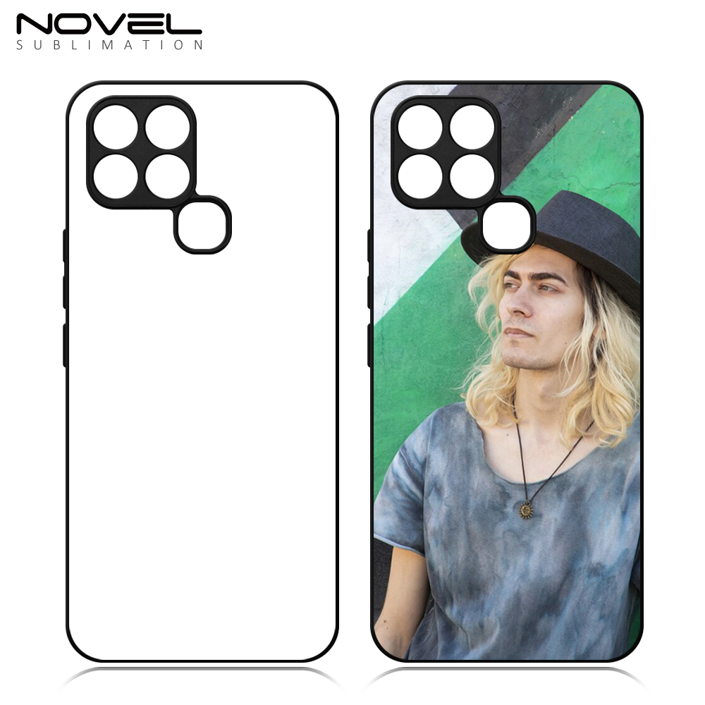 Sublimation Blank 2D TPU Phone Case For Infinix Smart 6,Infinix Smart 8 Pro With Aluminum Insert