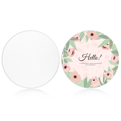 New Arrival Sublimation MDF Coasters DIY Square/Round MDF Cup Pad with Cork
