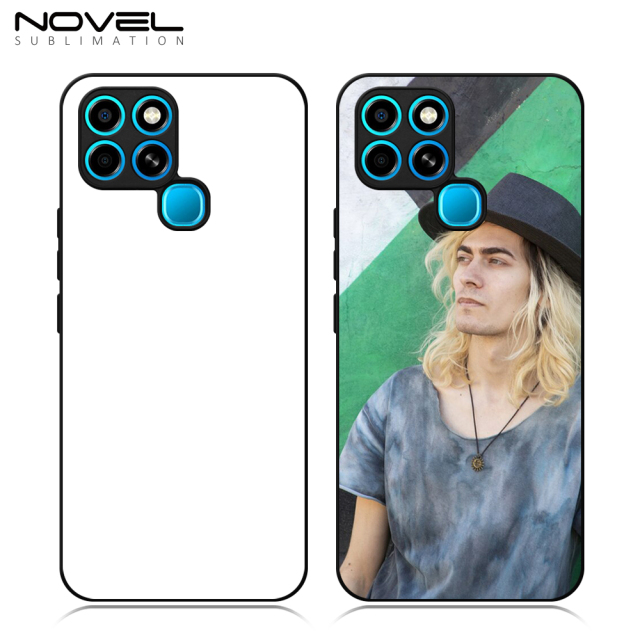 Sublimation Blank 2D TPU Phone Case For Infinix Smart 6,Infinix Smart 8 Pro With Aluminum Insert