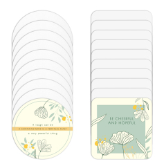 Sublimation MDF Coasters DIY Square/Round MDF Cup Pad with Cork & without Cork