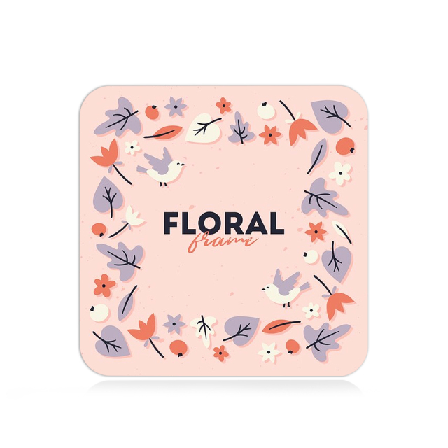 New Arrival Sublimation MDF Coasters DIY Square/Round MDF Cup Pad with Cork