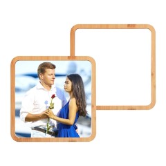 New Arrival 5 Styles Sublimation Blank Bamboo Crafts Sublimation Blanks Aluminum Photo Frame