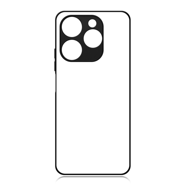 Smooth Sides!!! For Tecno Spark 10 Series Sublimation 2D TPU Silicone Phone Case Cover With Aluminum Insert