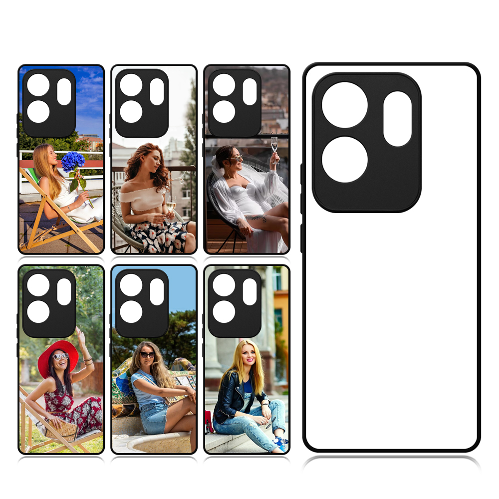 New Arrival Sublimation 2D TPU Phone Case for Infinix Zero 40, Zero 30 Series with Aluminum Insert