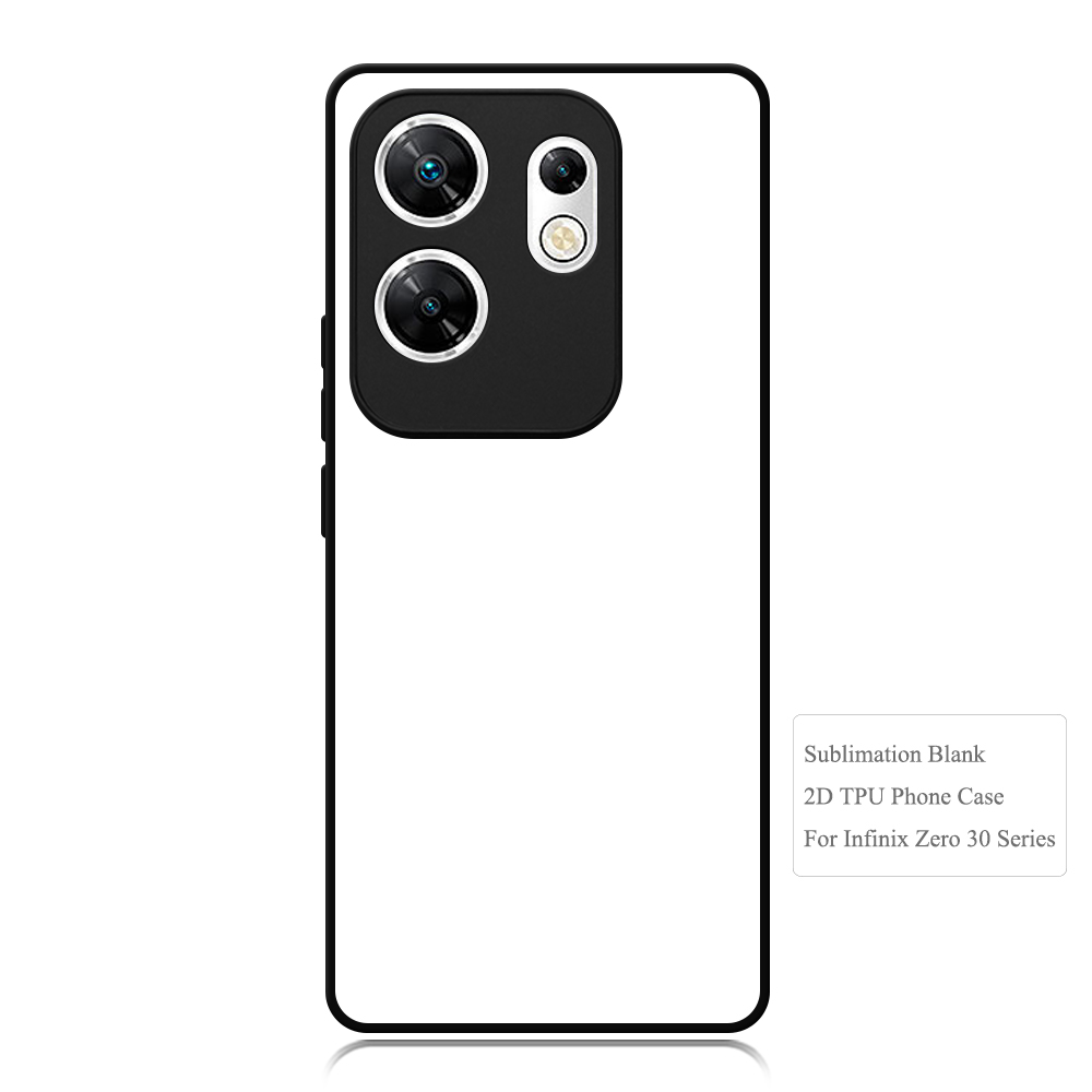 New Arrival Sublimation 2D TPU Phone Case for Infinix Zero 40, Zero 30 Series with Aluminum Insert