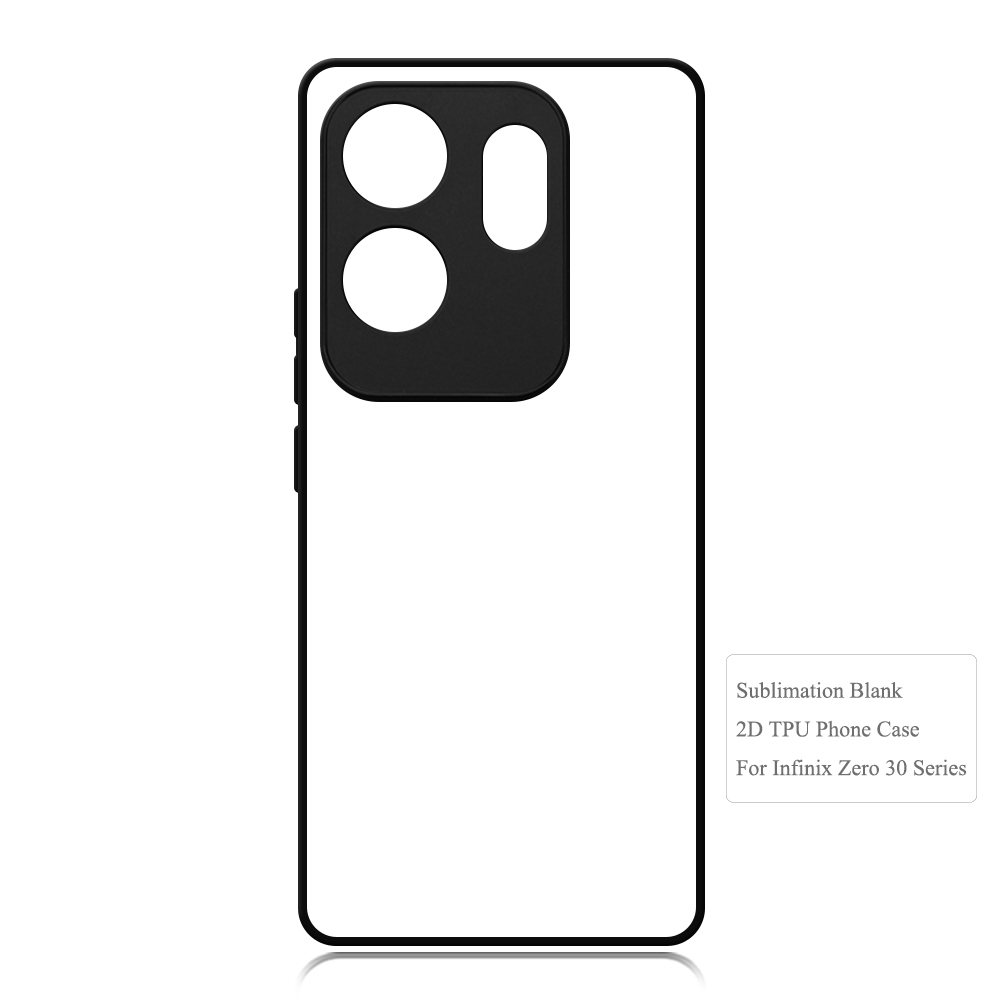 New Arrival Sublimation 2D TPU Phone Case for Infinix Zero 40, Zero 30 Series with Aluminum Insert