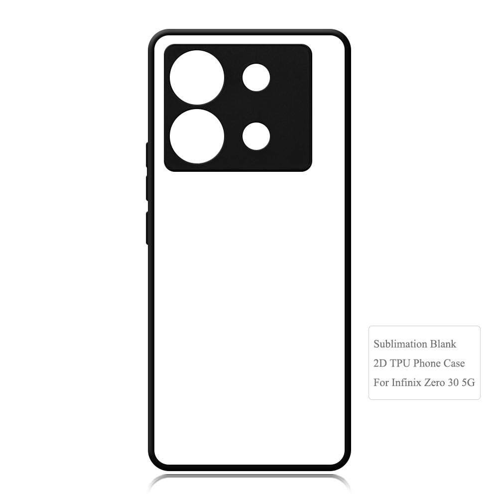 New Arrival Sublimation 2D TPU Phone Case for Infinix Zero 40, Zero 30 Series with Aluminum Insert
