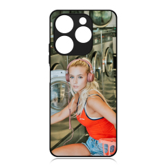 Smooth Sides!!! For Tecno Spark 10 Series Sublimation 2D TPU Silicone Phone Case Cover With Aluminum Insert