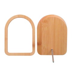 New Arrival 5 Styles Sublimation Blank Bamboo Crafts Sublimation Blanks Aluminum Photo Frame