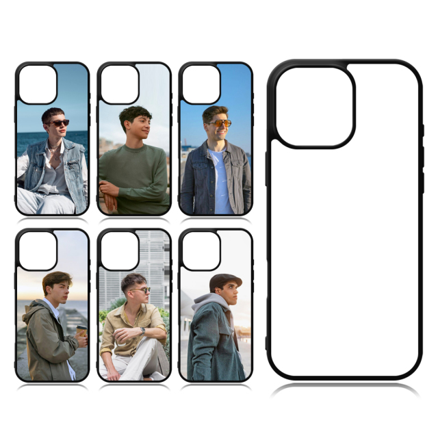 New Arrival Sublimation 2D TPU Phone Case for iPhone 16 Series,iPhone 16E DIY Shell With Aluminum Sheet