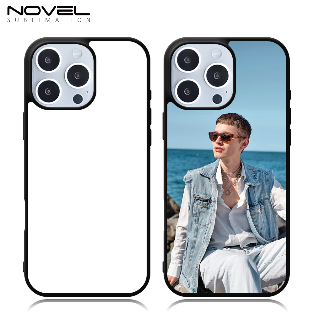 New Arrival Sublimation 2D TPU Phone Case for iPhone 16 Series,iPhone 16E DIY Shell With Aluminum Sheet