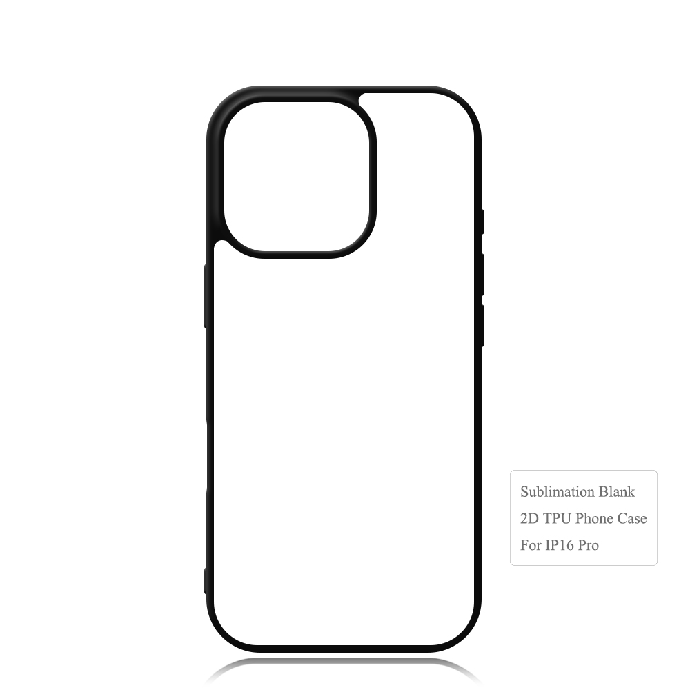 New Arrival Sublimation 2D TPU Phone Case for iPhone 16 Series,iPhone 16E DIY Shell With Aluminum Sheet