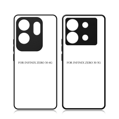 New Arrival Sublimation 2D TPU Phone Case for Infinix Zero 30 Series with Aluminum Insert