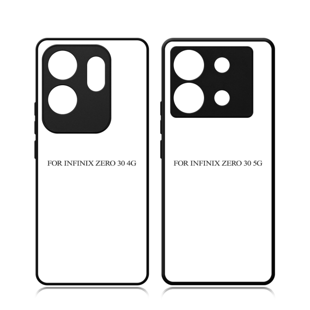 New Arrival Sublimation 2D TPU Phone Case for Infinix Zero 30 Series with Aluminum Insert