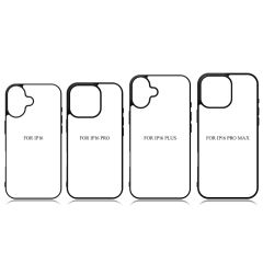 New Arrival Sublimation 2D TPU Phone Case for iPhone 16 Series,iPhone 16E DIY Shell With Aluminum Sheet