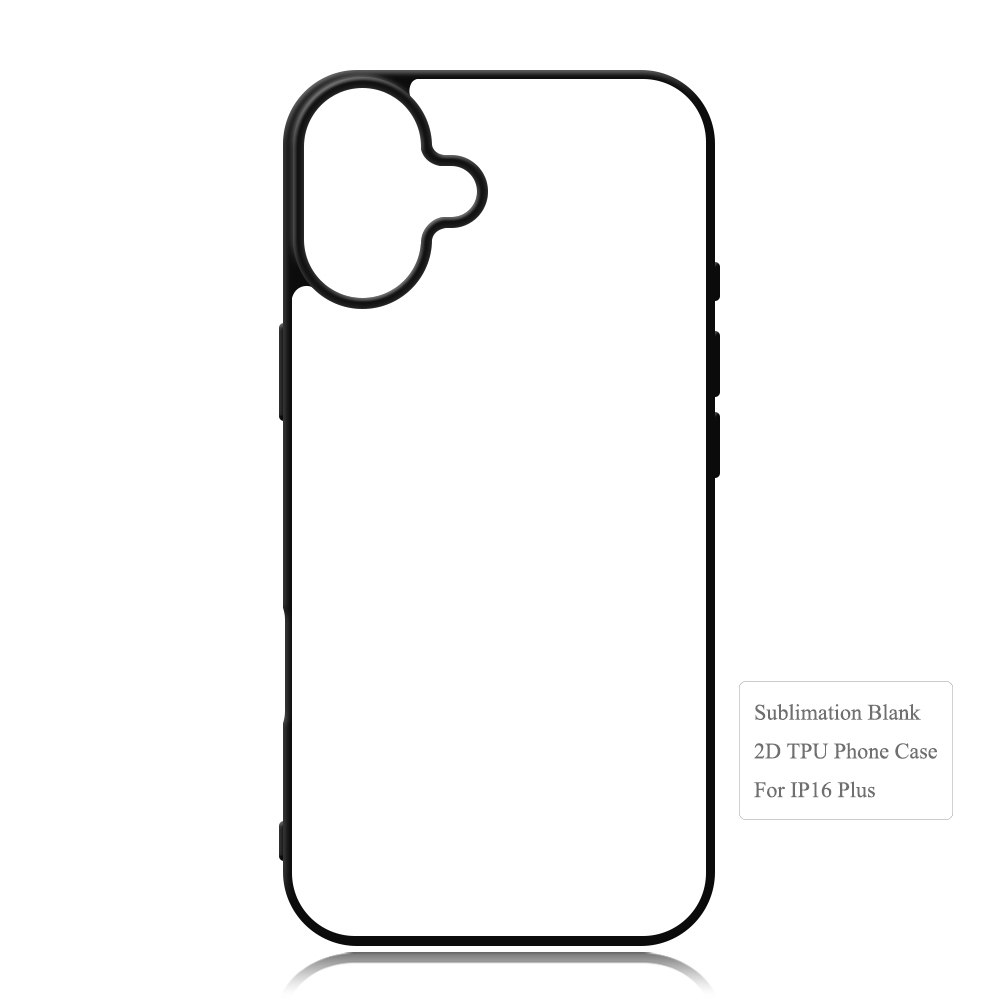 New Arrival Sublimation 2D TPU Phone Case for iPhone 16 Series,iPhone 16E DIY Shell With Aluminum Sheet