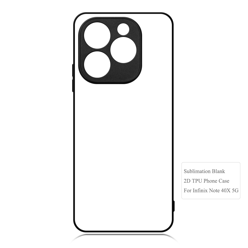 New Arrival!!! Sublimation 2D TPU Case Cover for Infinix Note 40 4G,Note 40 Pro 4G/5G,Note 40X 5G With Aluminum Insert