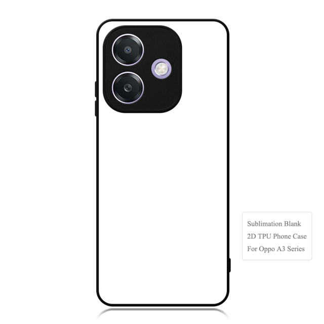 New arrival!!! For Oppo A3X 5G,Oppo A3 Pro 5G Sublimation 2D TPU Case Cover With Aluminum Insert