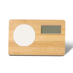 New Arrival Sublimation Blank Bamboo Clock Photo Frames Sublimation Blanks Aluminum Photo Frame