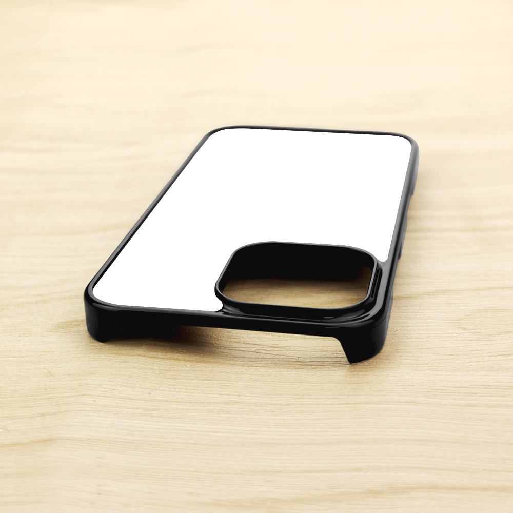 For iPhone 17/16/15/14/12/7/8 Sublimation 2D PC Hard Plastic Phone Case With Metal Insert