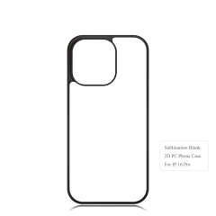 For iPhone 16/15/14/12/7/8 Sublimation 2D PC Hard Plastic Phone Case With Metal Insert